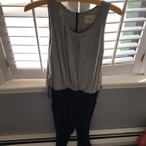 Elevenses brand black and grey jumpsuit